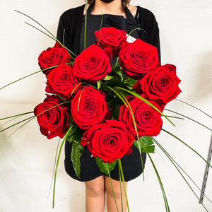 Bouquet de roses rouges